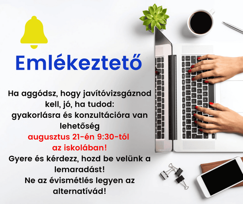 Konzultáció és javítóvizsga